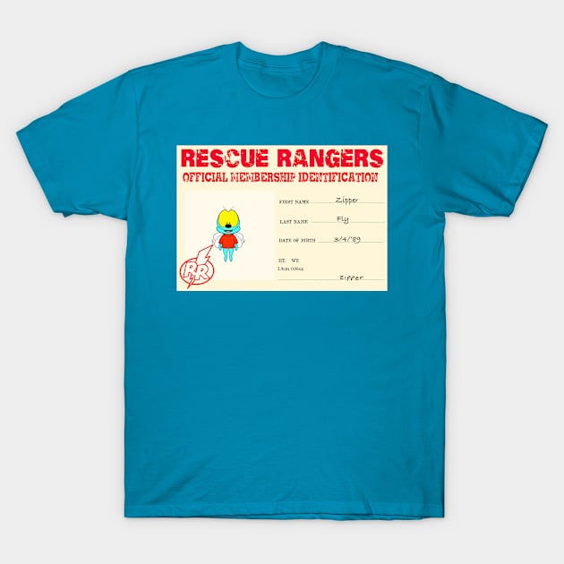 Zipper: Rescue Rangers I.D. T-Shirt by Nick Mantuano Art